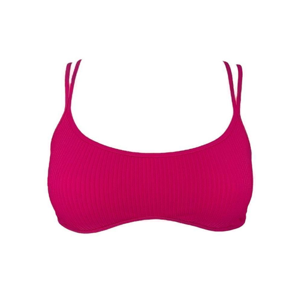 free people pink o-ring bralette